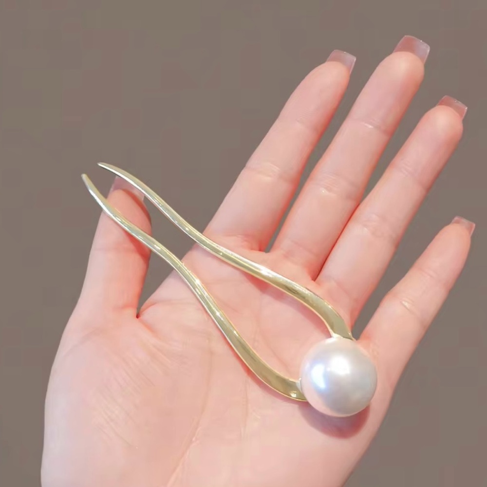 Pearl Hair pin Hair Clip - Picture 3 of 3